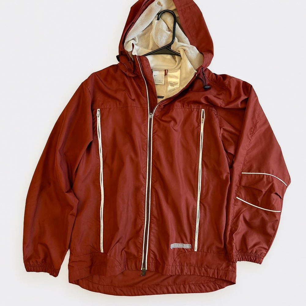 Nike Mountain Parka - vintage 90s nylon jacket with reflective details